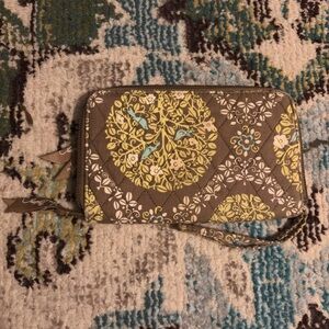Vera Bradley sittin in a tree wristlet wallet